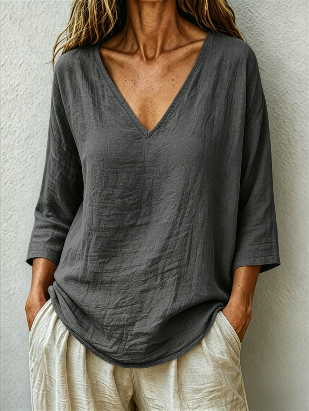 V Neck Women&