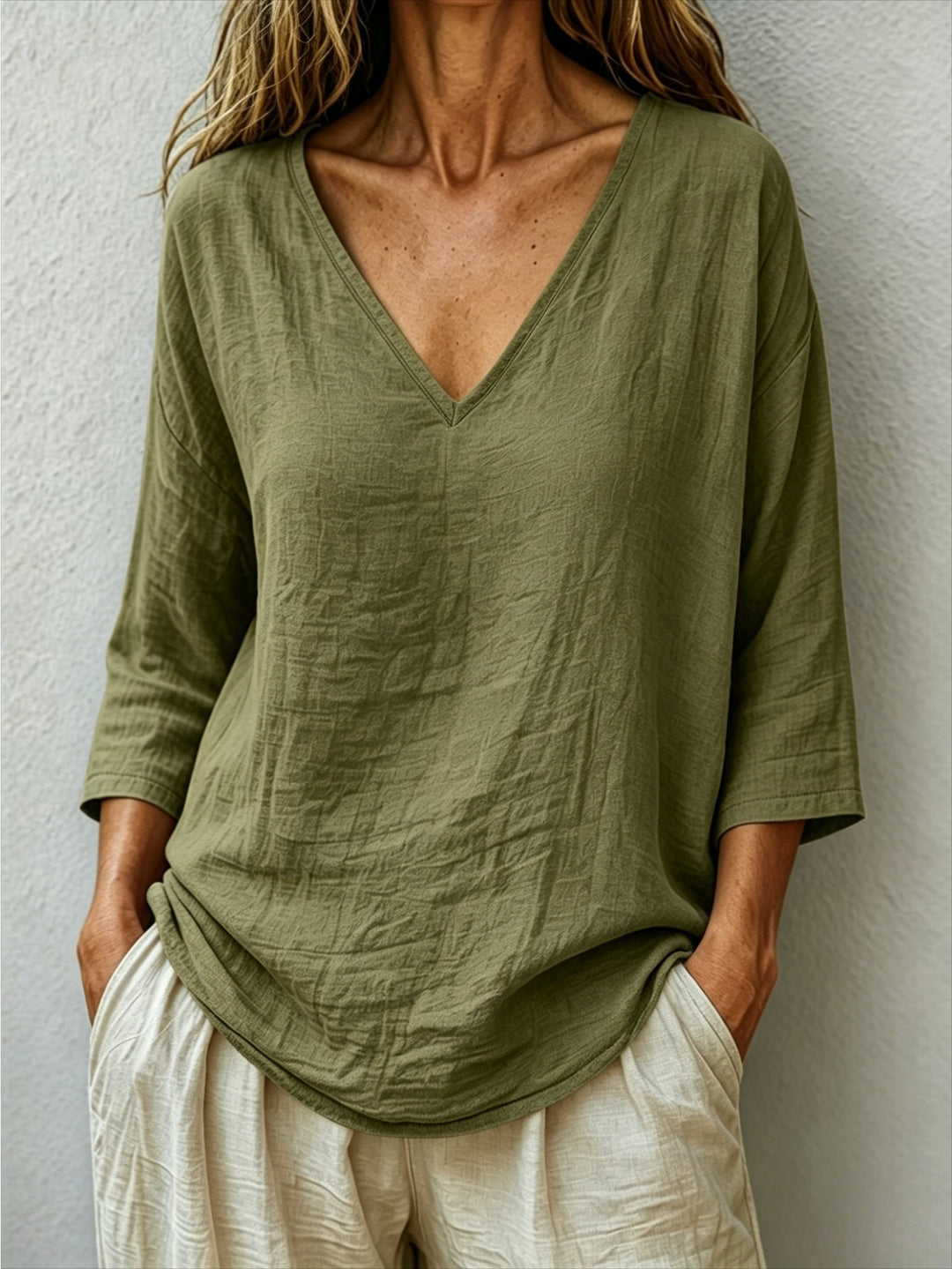 V Neck Women&