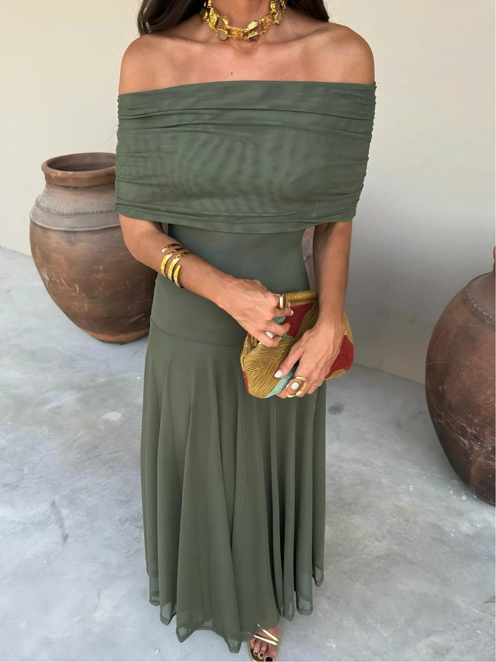 Rosamund | Off-Shoulder Maxi Dress