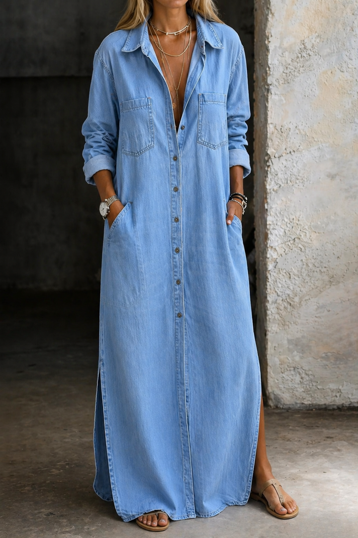 Delana | Chic Button-Up Dress
