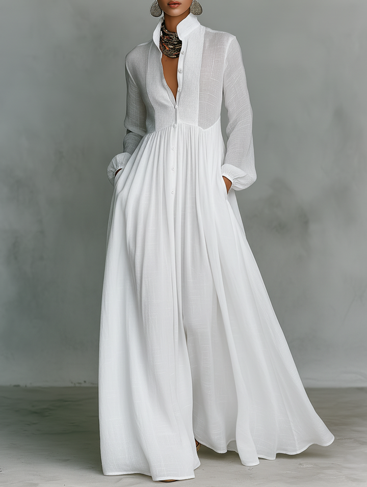 Iris | Minimalist Maxi Dress