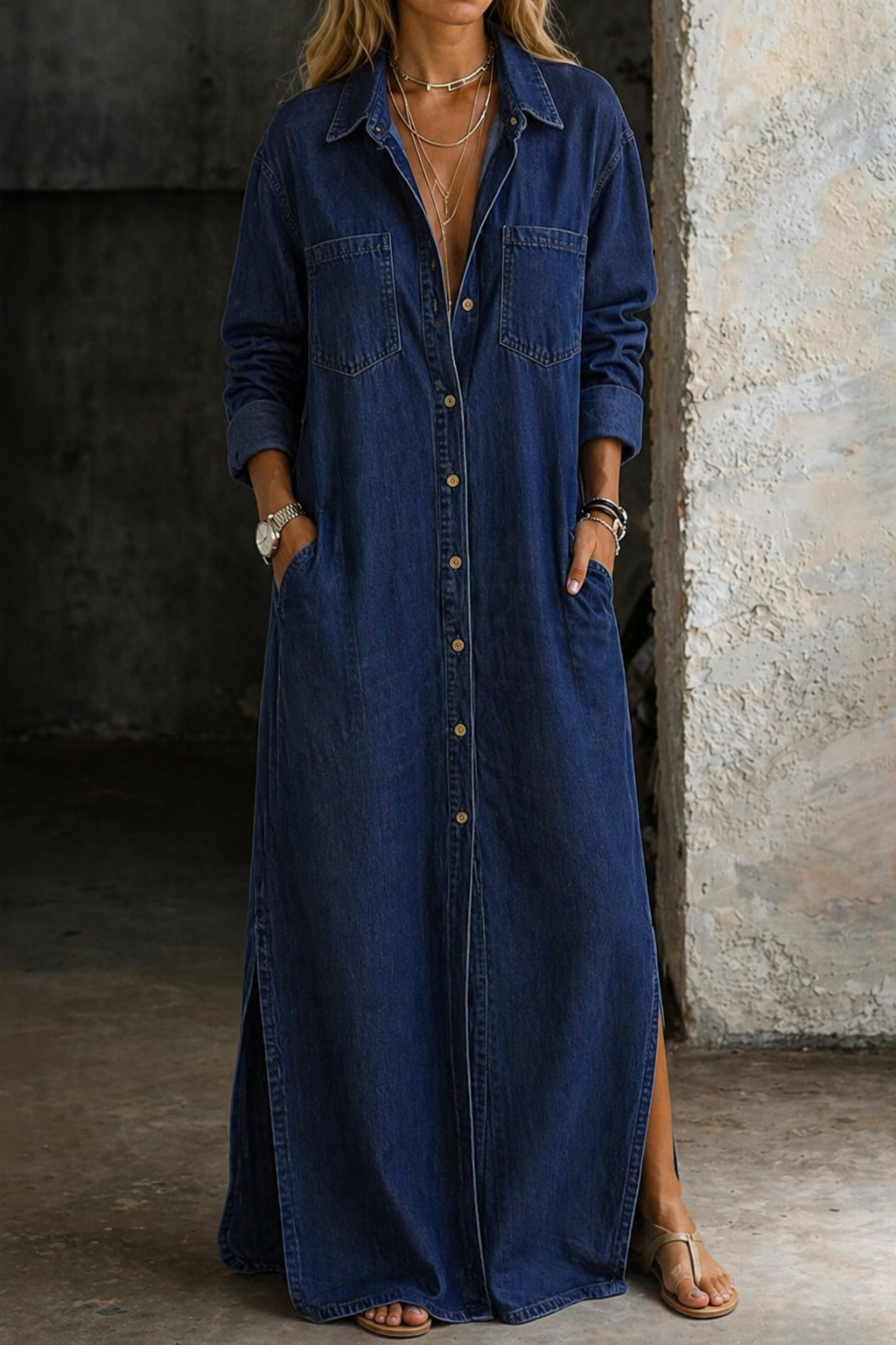 Delana | Chic Button-Up Dress