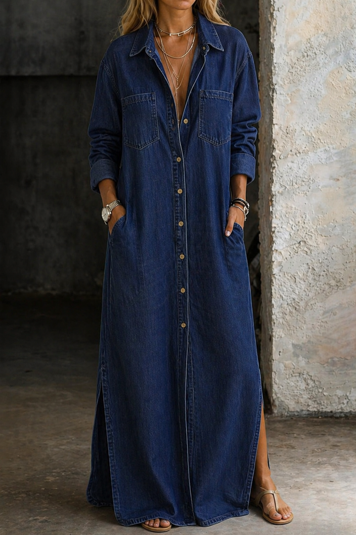 Delana | Chic Button-Up Dress