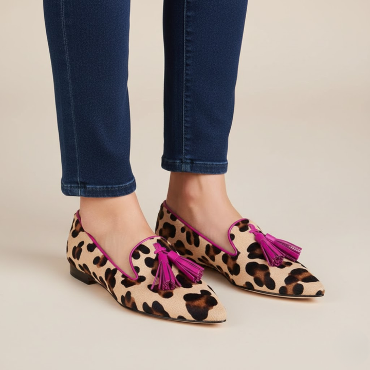 Pink Leopard Print Women&