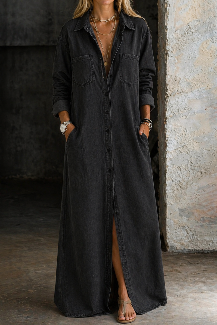 Delana | Chic Button-Up Dress