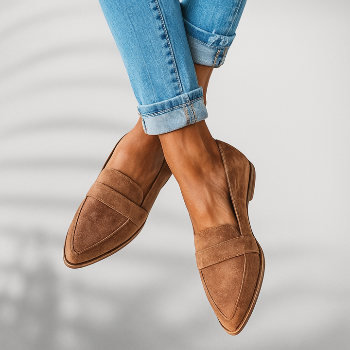 SELENA | ELEGANT SLEEK TOE LOAFERS