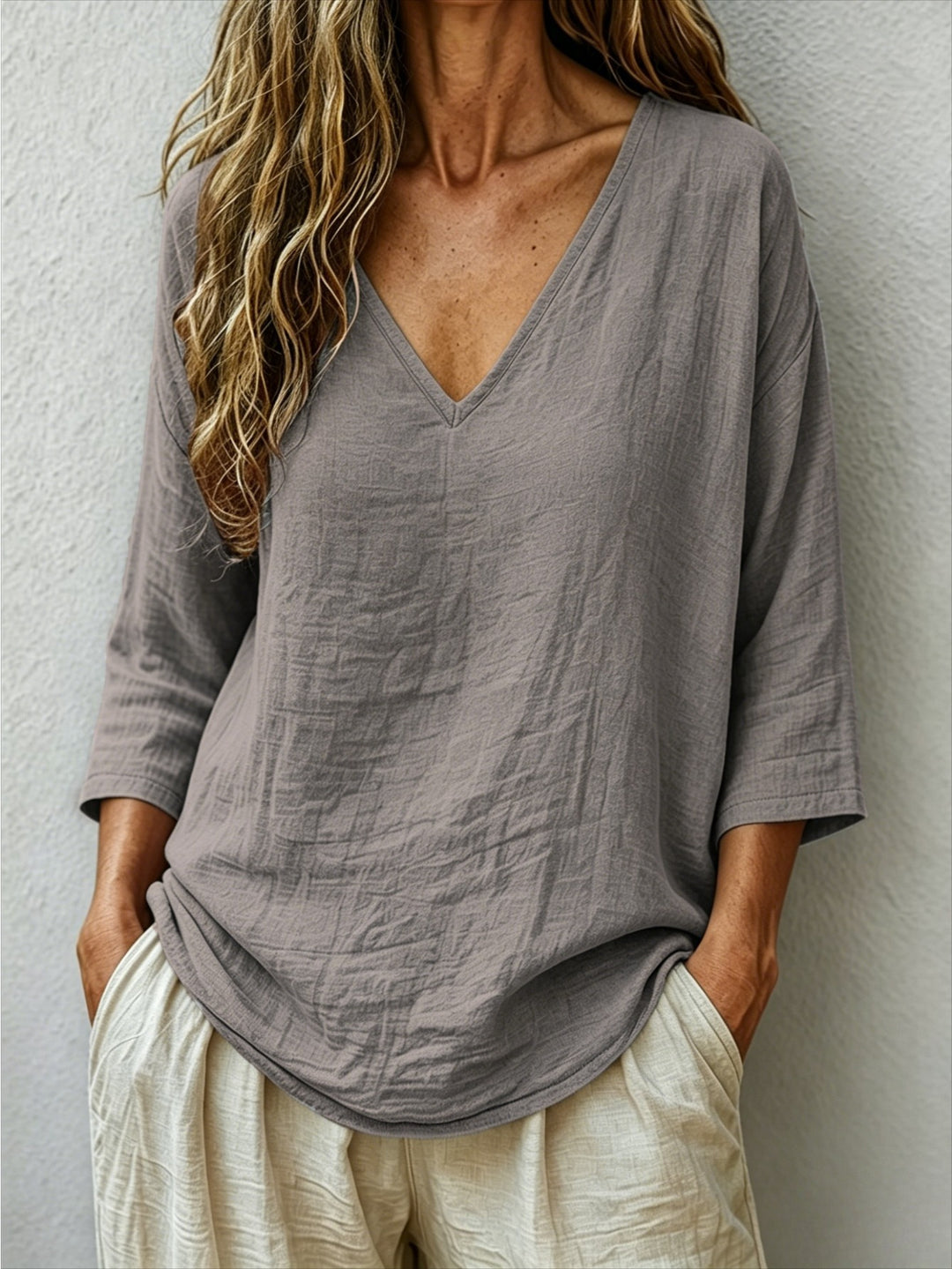 V Neck Women&
