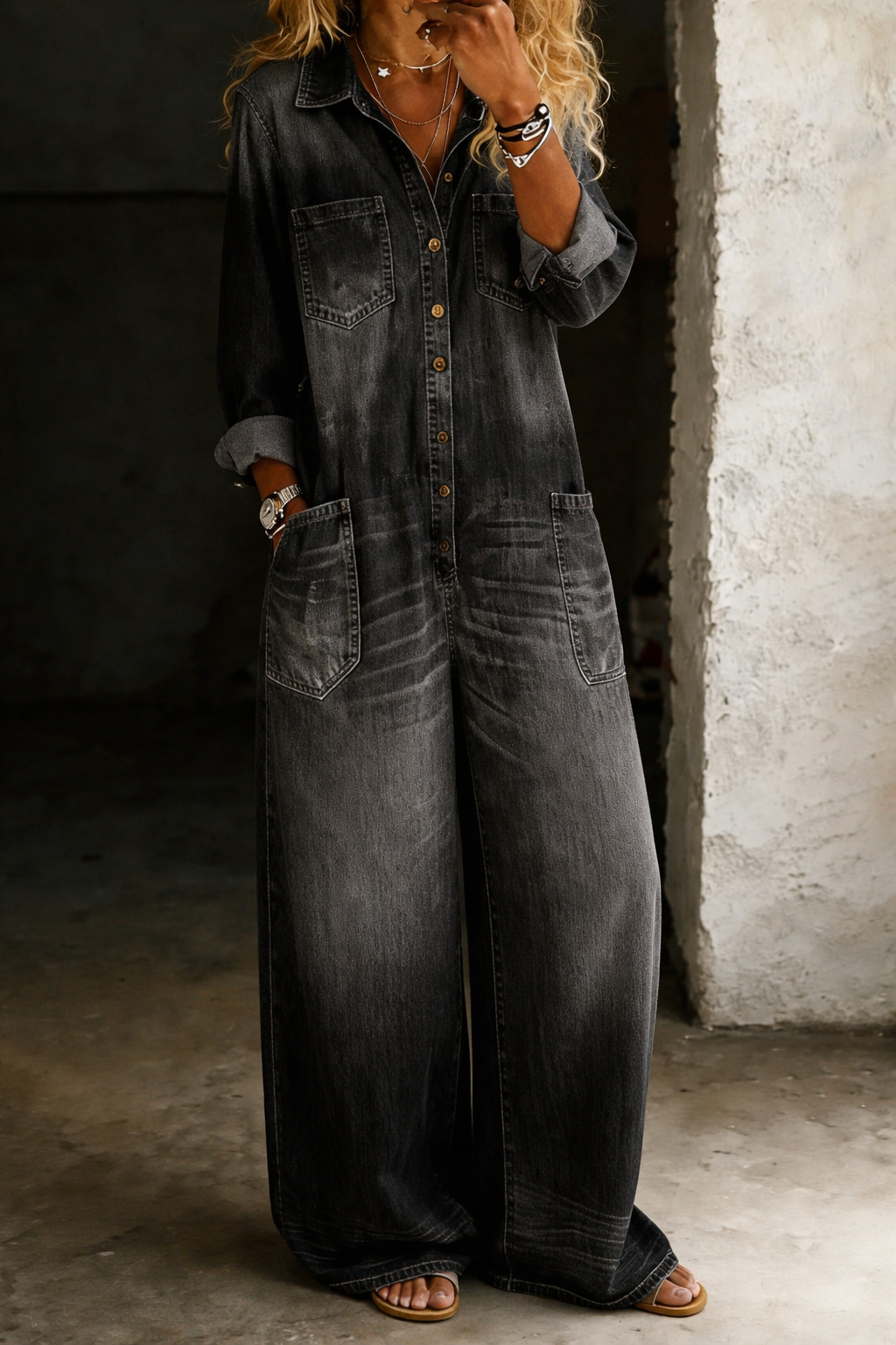 Lena | Relaxed Fit Dungarees
