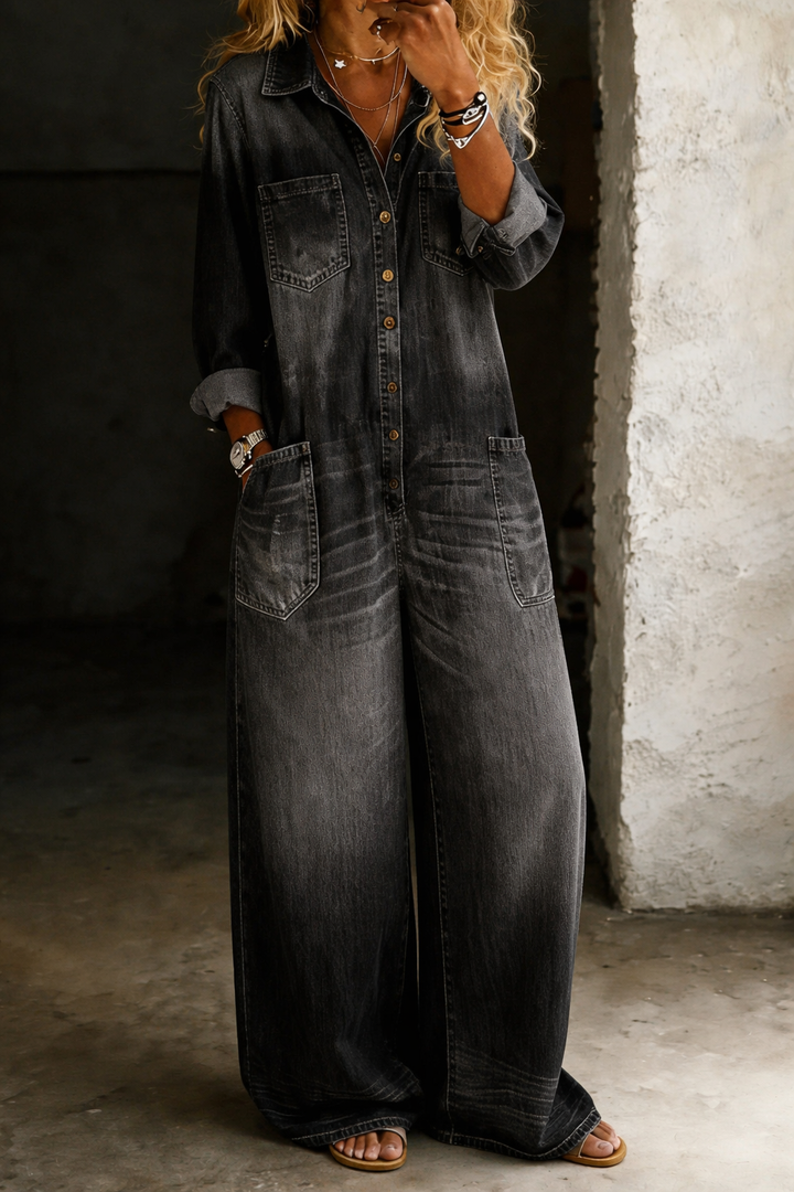 Lena | Relaxed Fit Dungarees