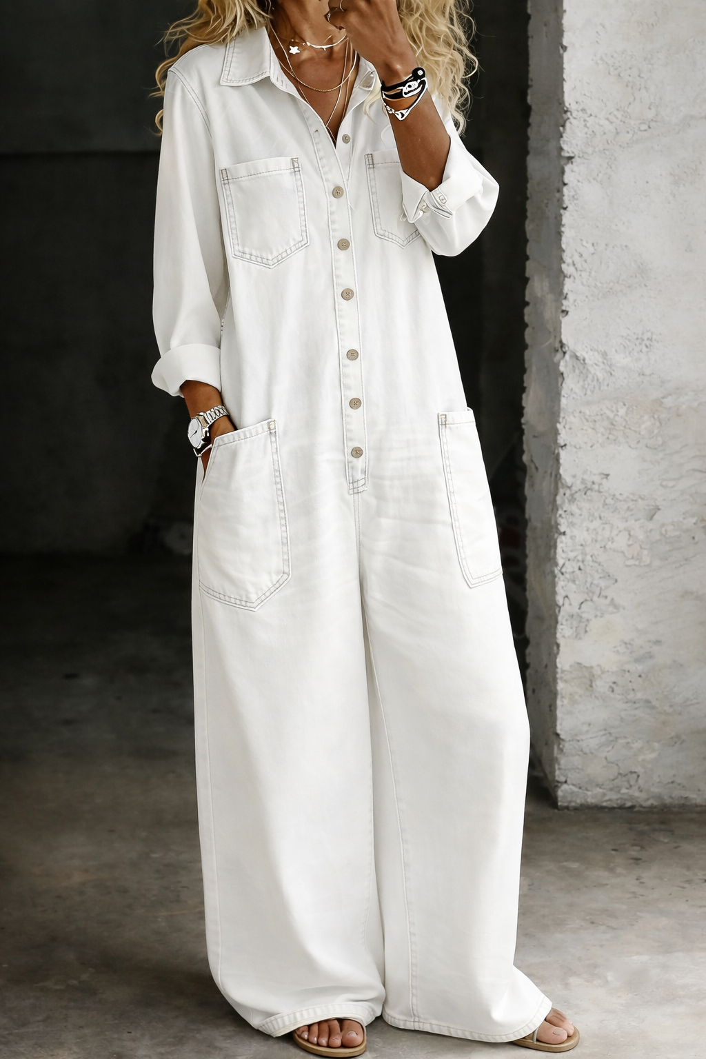 Lena | Relaxed Fit Dungarees