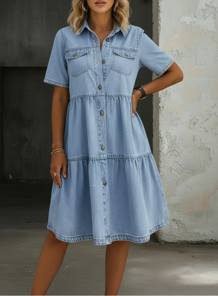 Sofía | Chic Casual Denim Dress