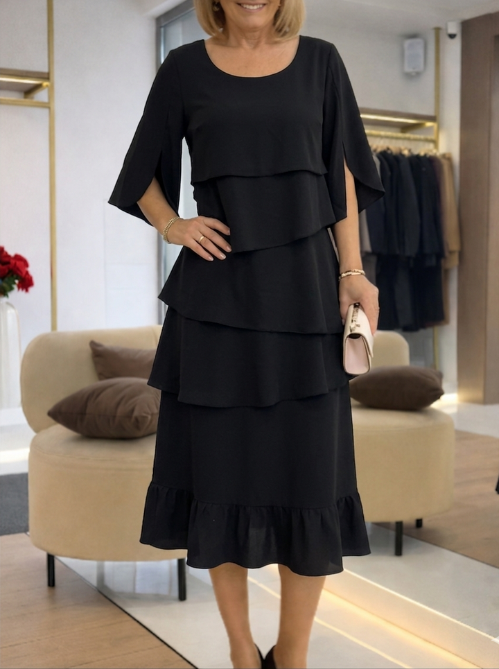 Patricia | Elegant Comfort Ruffle Dress
