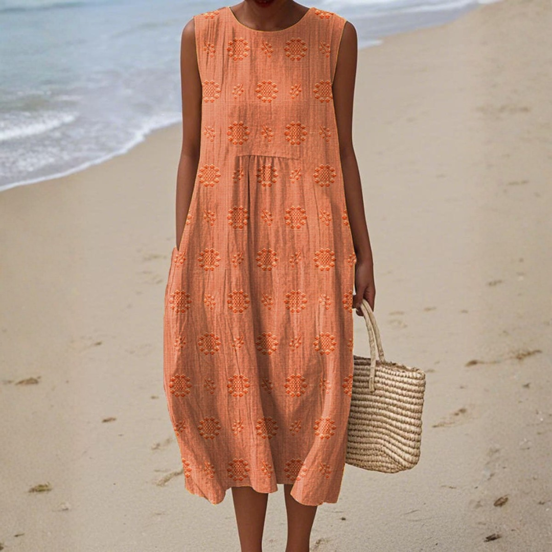 Mia | Casual Dress for Women | With Floral Print and Flowing Cut