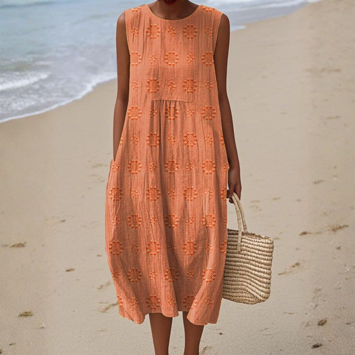 Mia | Casual Dress for Women | With Floral Print and Flowing Cut