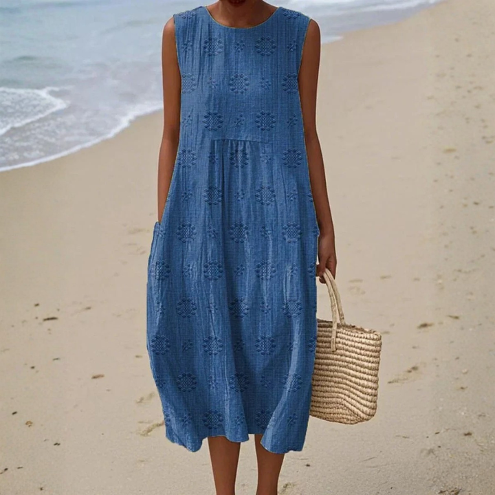 Mia | Casual Dress for Women | With Floral Print and Flowing Cut