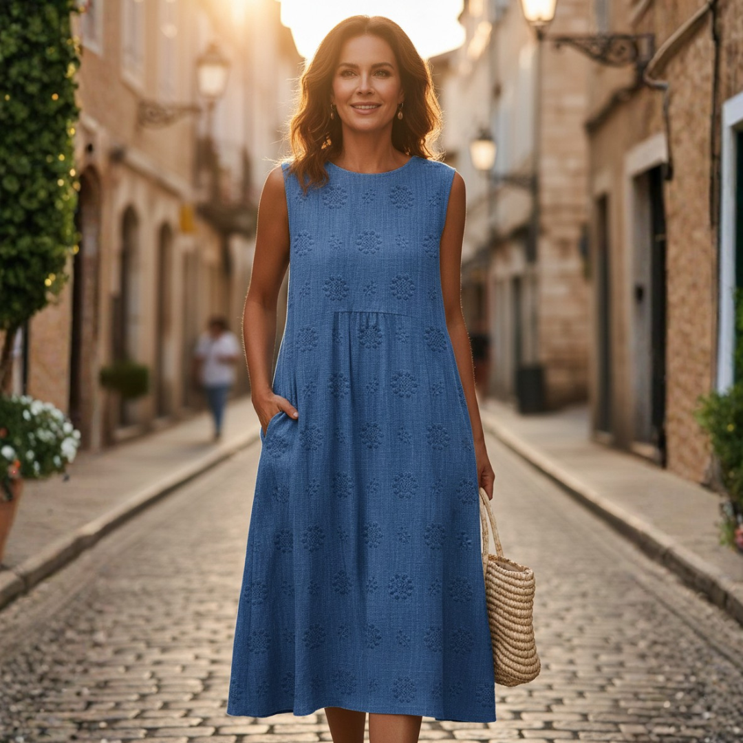 Mia | Casual Dress for Women | With Floral Print and Flowing Cut