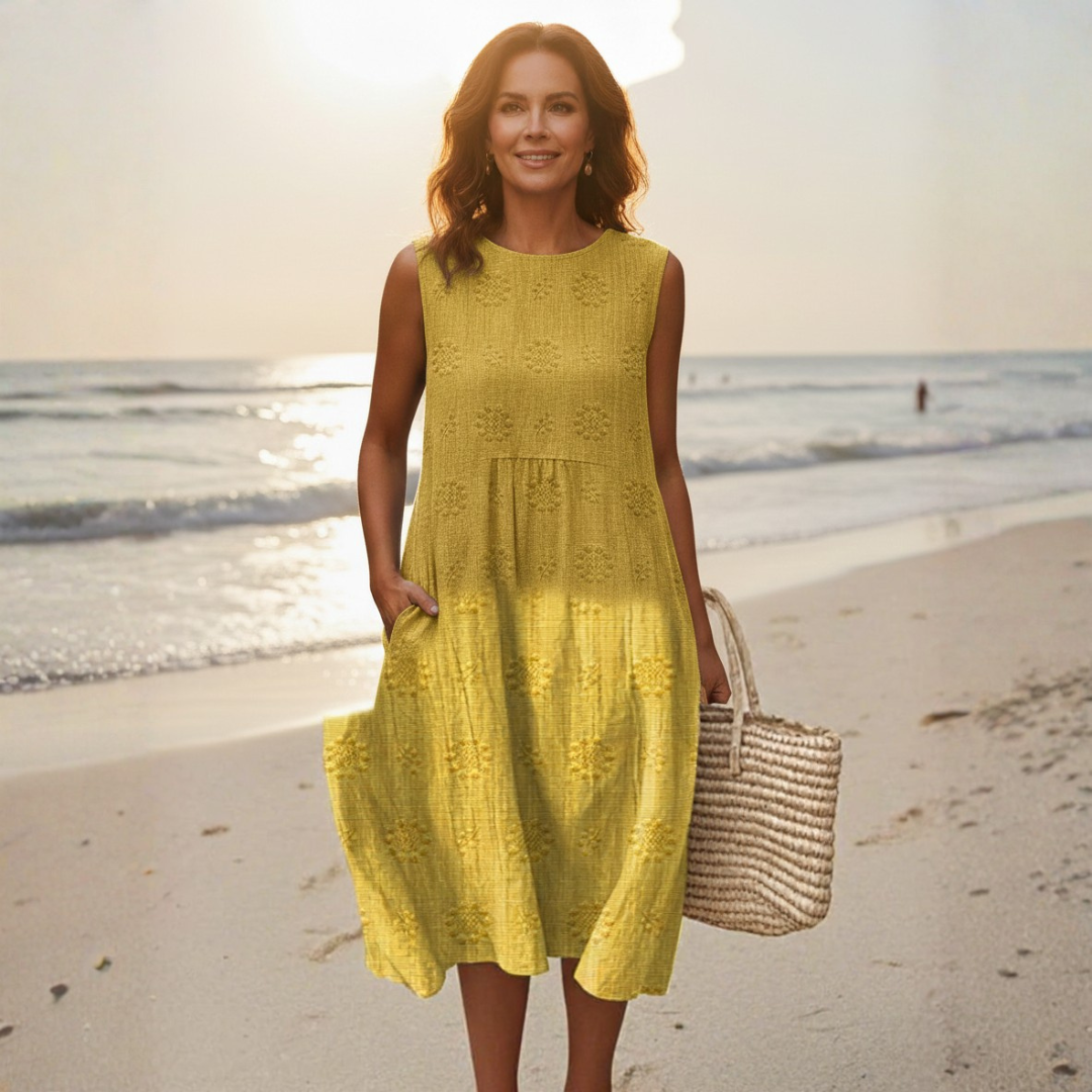 Mia | Casual Dress for Women | With Floral Print and Flowing Cut
