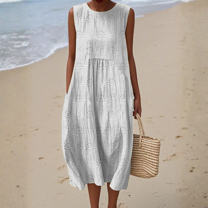 Mia | Casual Dress for Women | With Floral Print and Flowing Cut