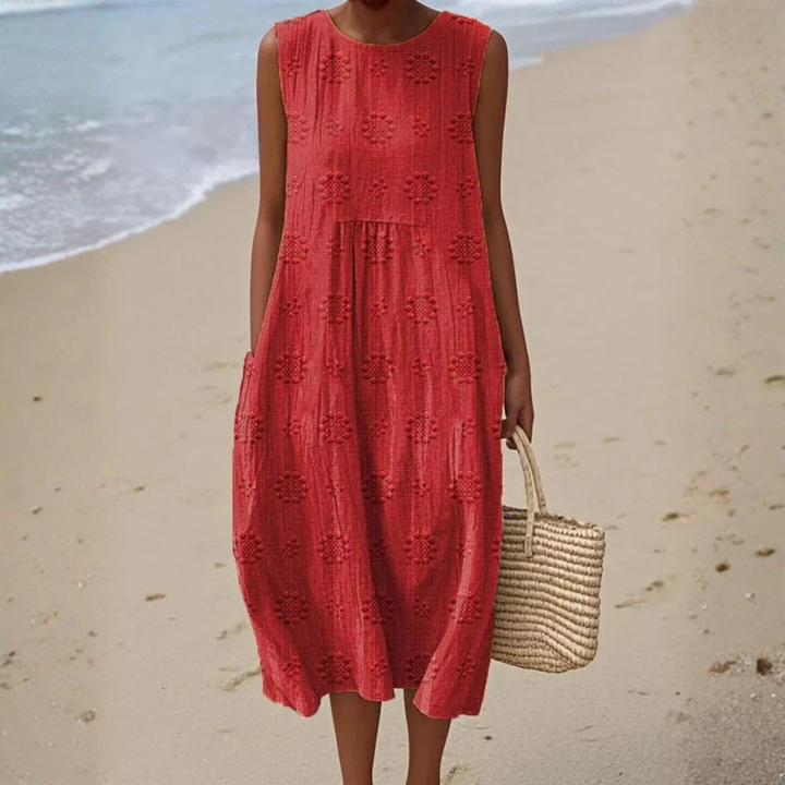 Mia | Casual Dress for Women | With Floral Print and Flowing Cut
