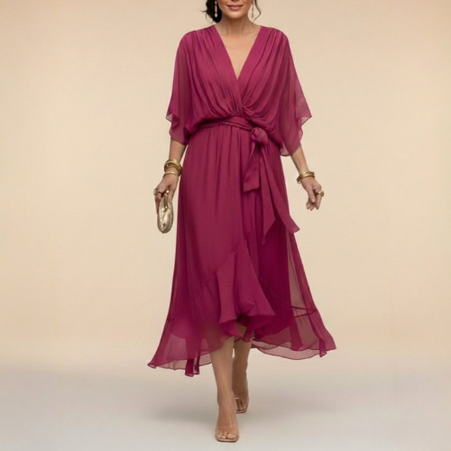 Monica - V-Neck Dress