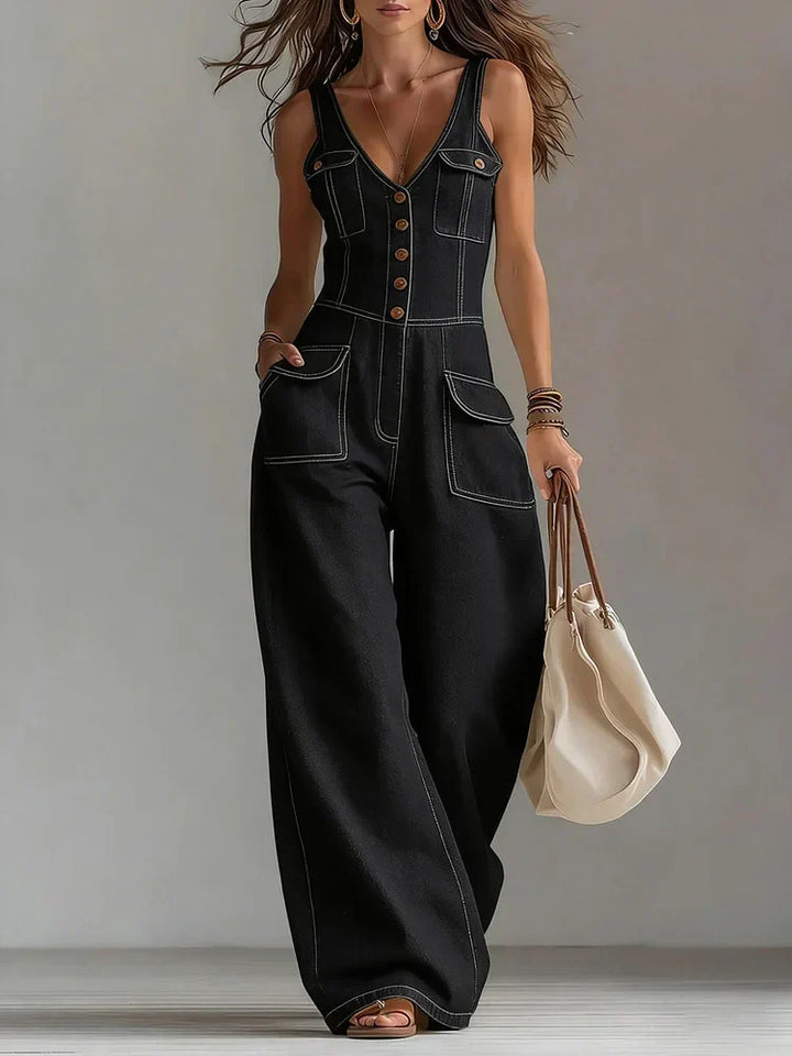 Sofia | Casual Denim Jumpsuit