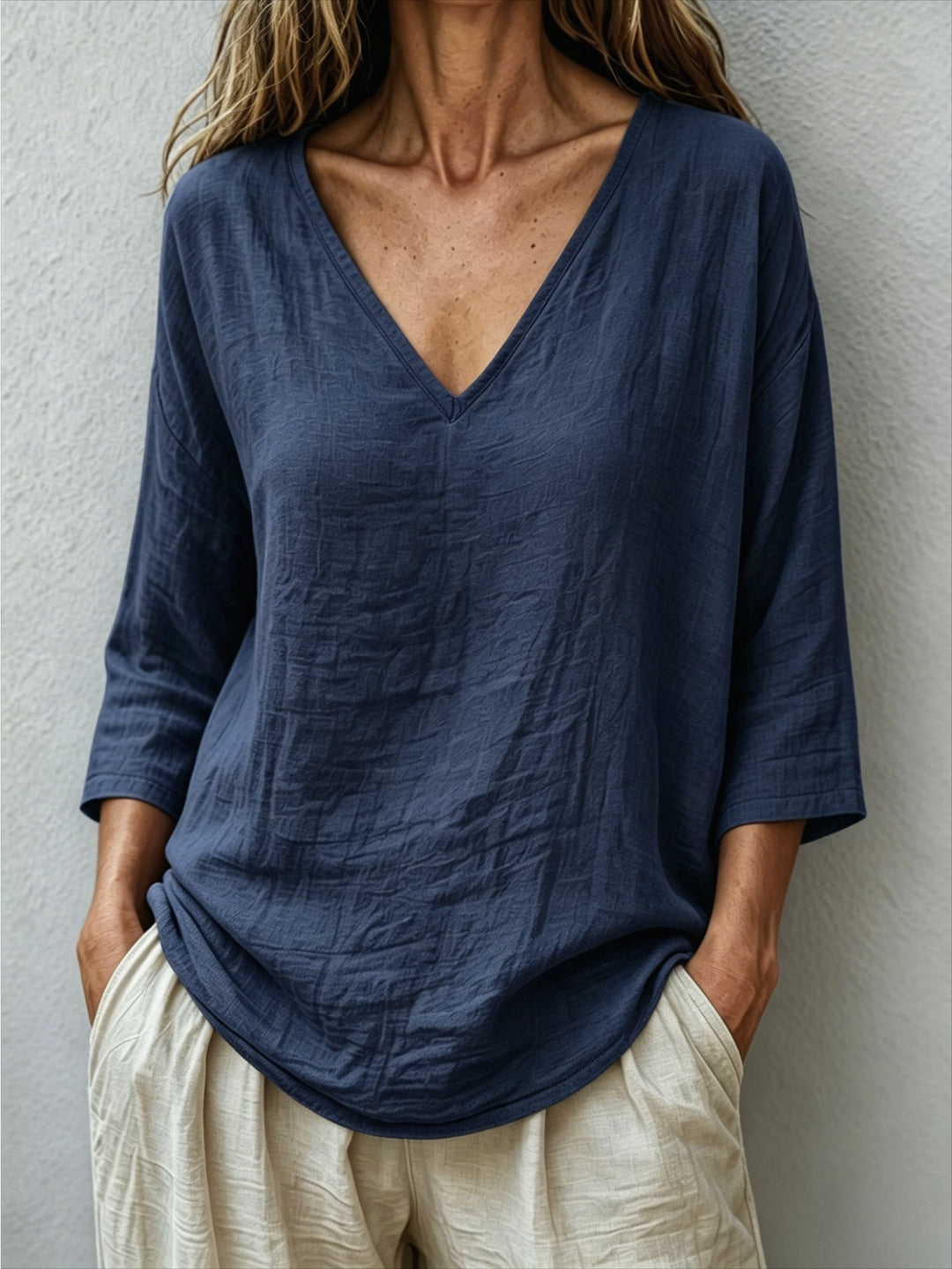 V Neck Women&
