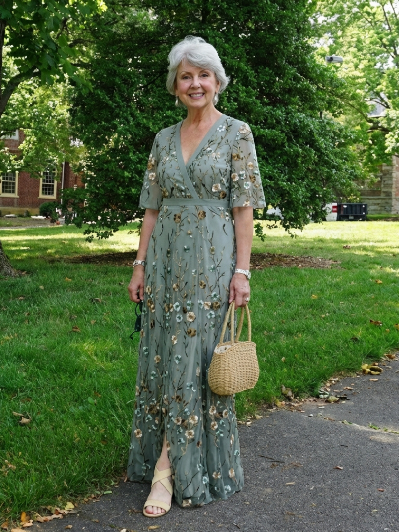 Evade | Floral Maxi Dress