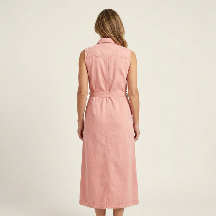 Georgina | Long Denim Maxi Dress