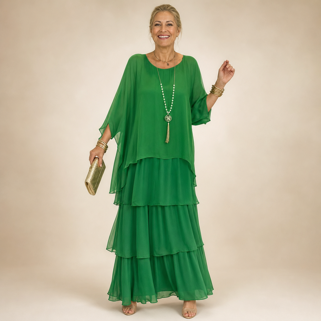 Lara | Elegant Flowing Maxi Dress