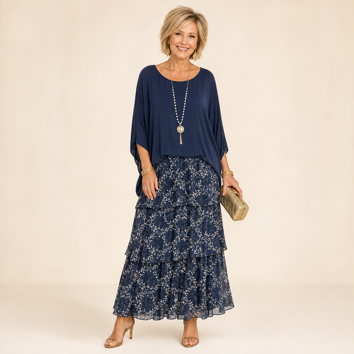 Lara | Elegant Flowing Maxi Dress
