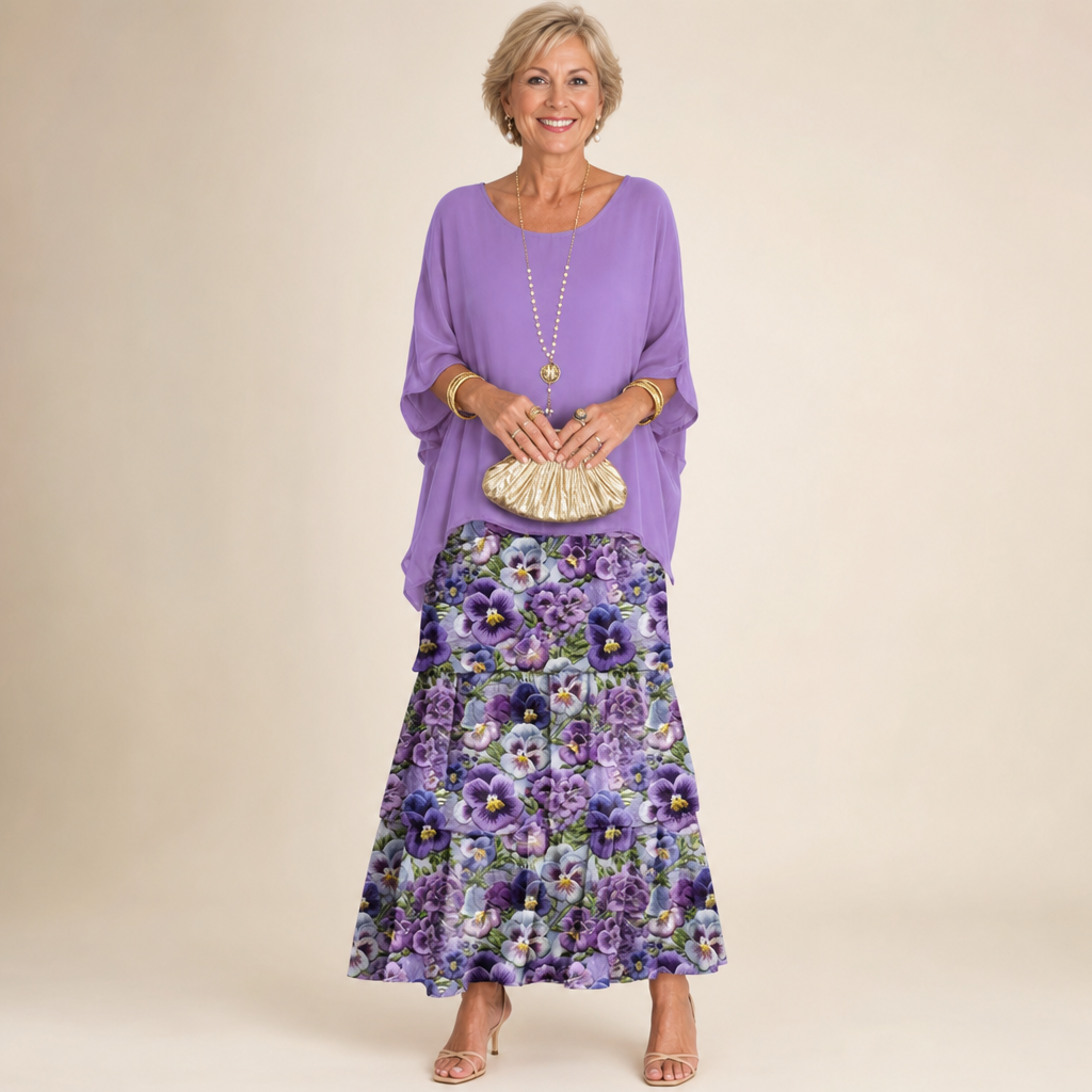 Lara | Elegant Flowing Maxi Dress