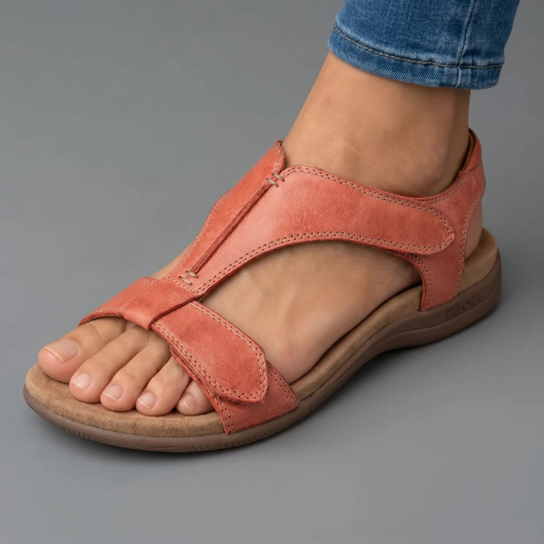 Lara | Leather Strap Sandals