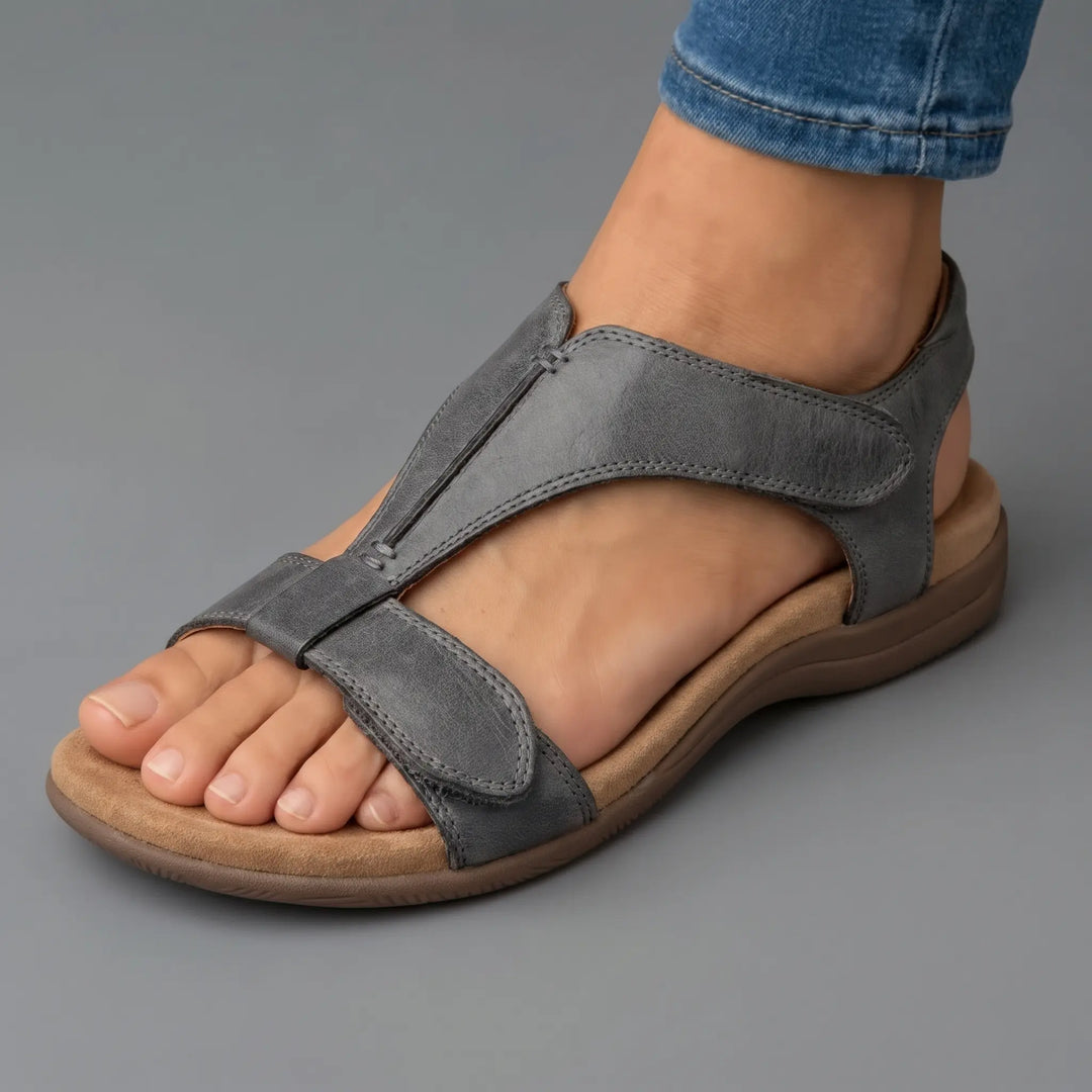 Lara | Leather Strap Sandals