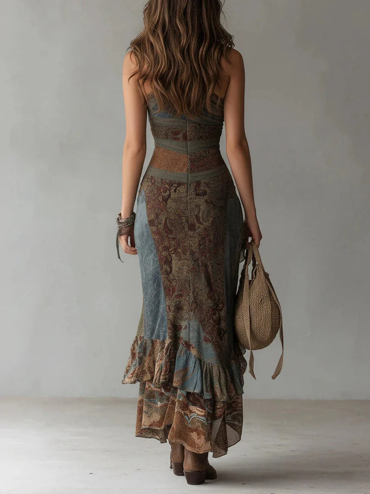 Elena | Long asymmetrical dress