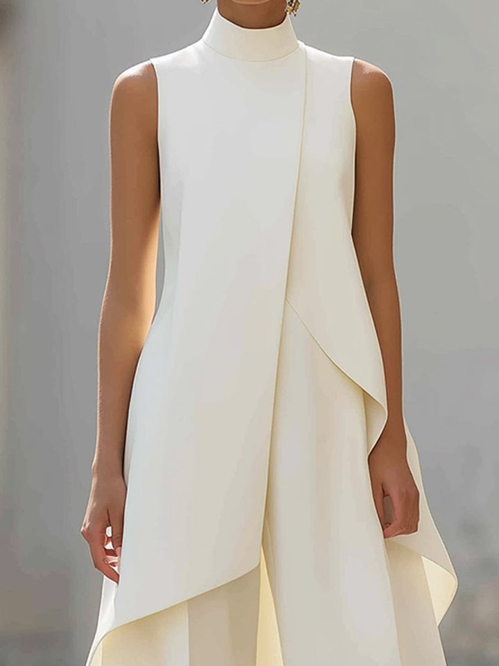 Pilar | Elegant Asymmetrical High Neck Set for Women