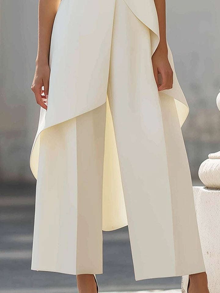 Pilar | Elegant Asymmetrical High Neck Set for Women