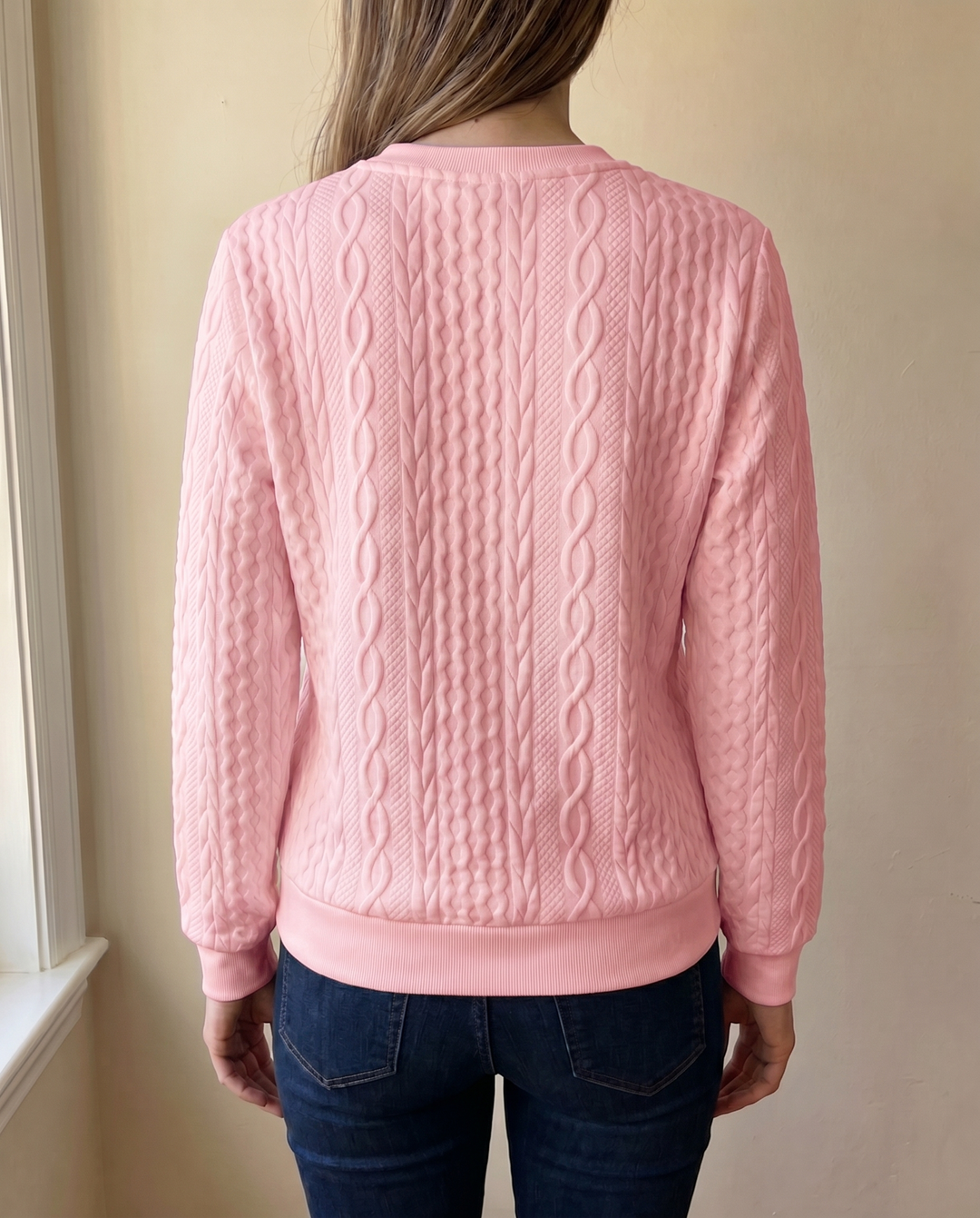 Textured Zipper Sweatshirt – Stylish &amp; Comfy